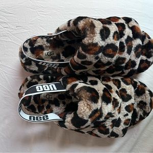 Leopard UGG slippers